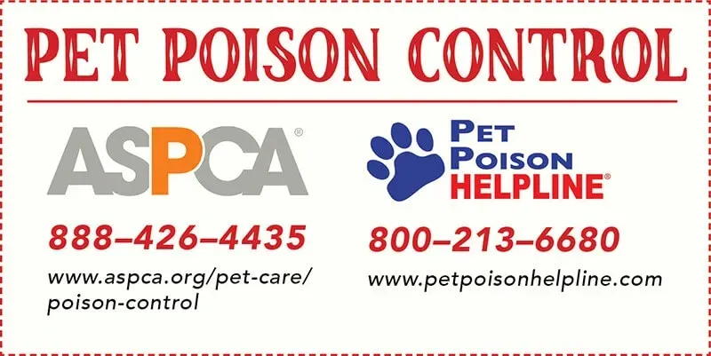 Poison Control Hotline numbers (as of 07-19-2026)